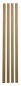 Preview: Bracewood Bars German Spruce, thermo-treated, 1 set = 4 pcs. 600x8x20mm